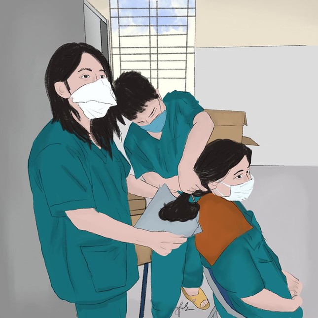 Bộ ảnh xúc động về người dân Đà Nẵng chống dịch COVID-19 của nữ sinh ngành Kế toán ảnh 2