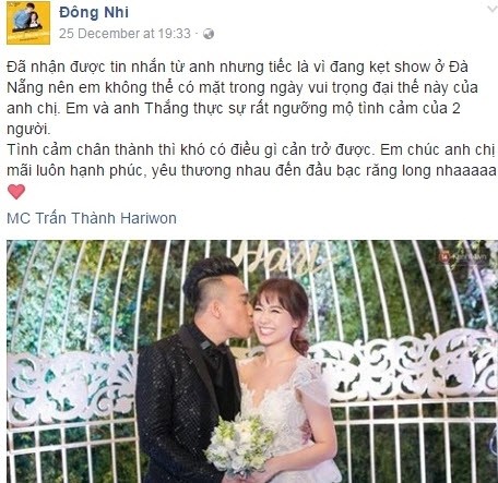 Lộ quà cưới Đông Nhi- Ông Cao Thắng gửi Trấn Thành- Hari Won ảnh 3