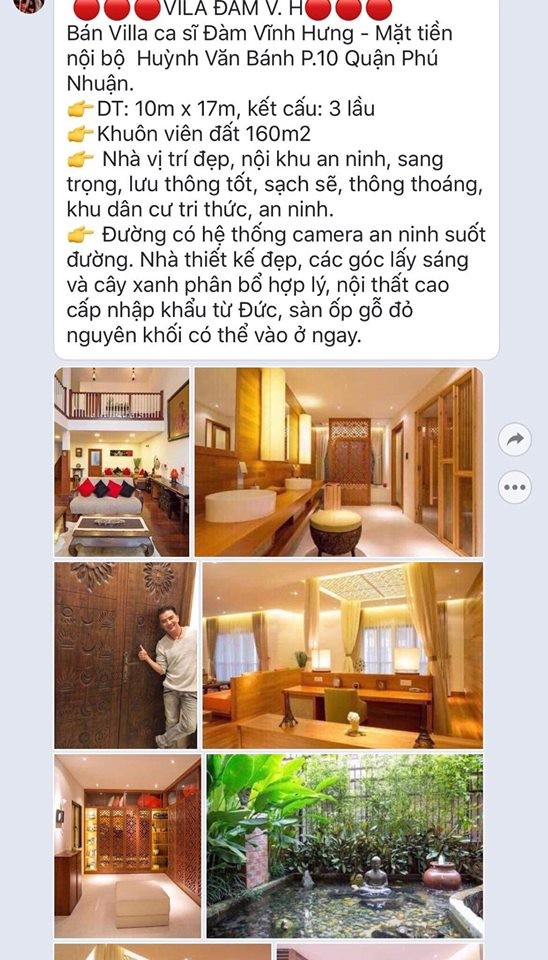 Đàm Vĩnh Hưng nói gì về việc rao bán biệt thự ‘khủng’? ảnh 1