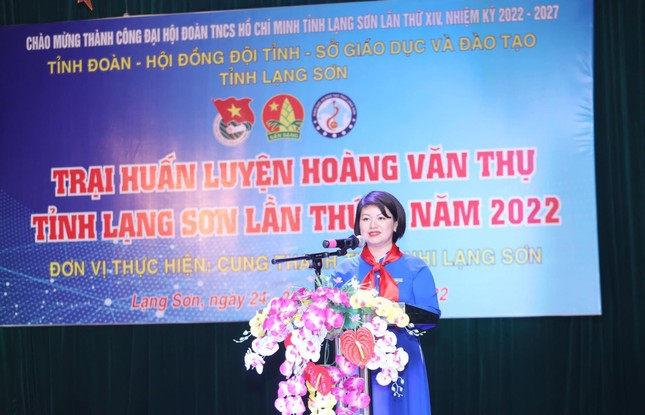 Sôi nổi Trại huấn luyện Hoàng Văn Thụ 2022 ở Lạng Sơn ảnh 1