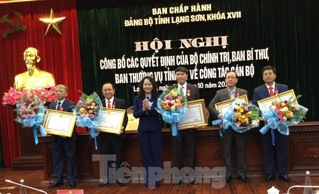 Luân chuyển, bổ nhiệm nhiều lãnh đạo tỉnh Lạng Sơn ảnh 2
