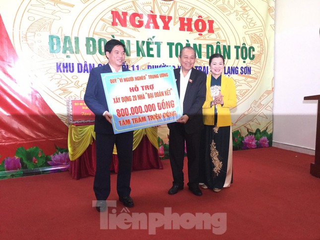 Phó Thủ tướng Trương Hòa Bình dự ngày hội đoàn kết toàn dân ở Lạng Sơn ảnh 3