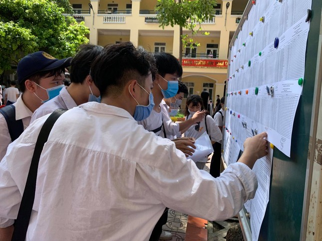 Gần 900.000 sỹ tử khẩu trang kín bưng làm thủ tục thi tốt nghiệp THPT ảnh 15