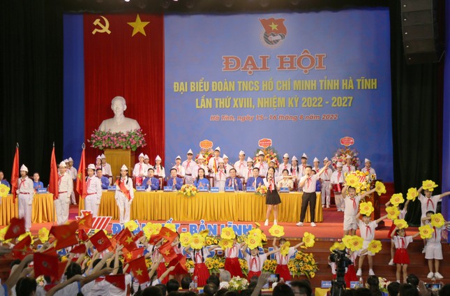 Đoàn TNCS Hồ Chí Minh tỉnh Hà Tĩnh nhận cờ thi đua của Thủ tướng Chính phủ ảnh 7