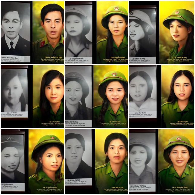 Nhóm bạn trẻ phục dựng ảnh chân dung 13 liệt sĩ ở ‘tọa độ lửa’ Truông Bồn ảnh 1