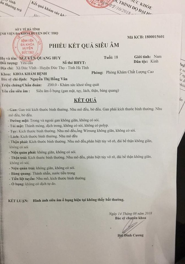Tỉnh đội Hà Tĩnh lên tiếng vụ nam sinh bị Học viện Hậu cần trả về ảnh 1