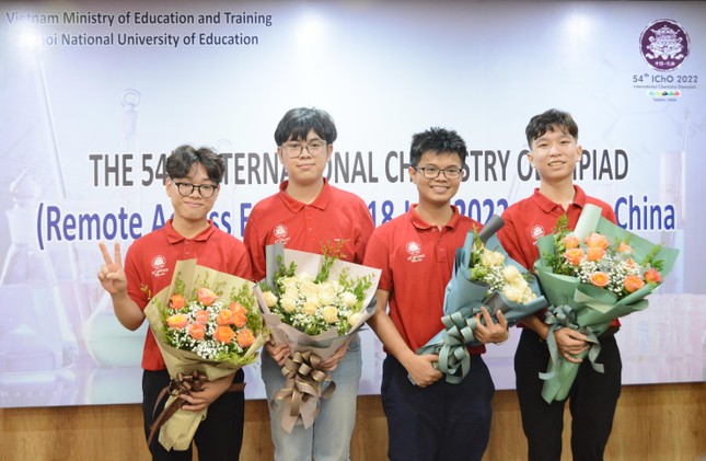 100% thí sinh Việt Nam đạt Huy chương vàng Olympic Hóa học quốc tế ảnh 1