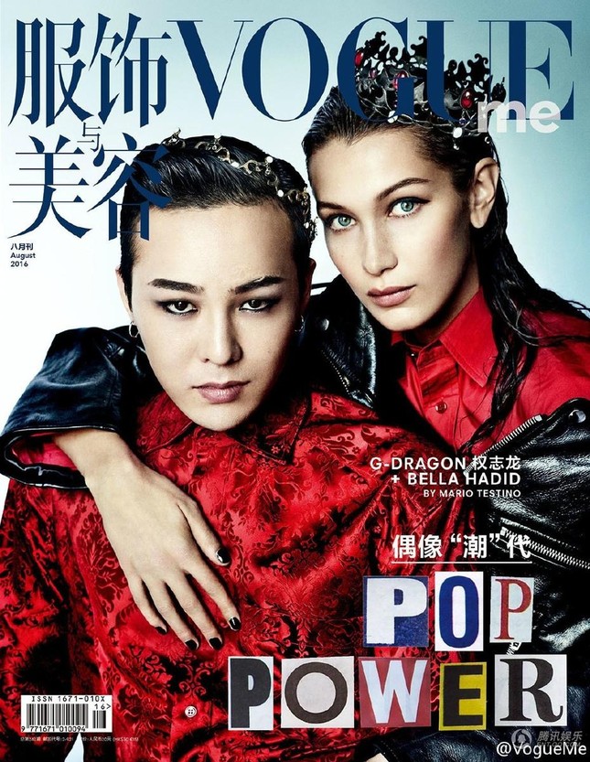 G-Dragon trang điểm đậm, tình tứ bên nàng mẫu gợi cảm Bella Hadid ảnh 4
