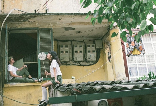 Ngắm bộ ảnh bình dị bên khu tập thể cũ ghi dấu thanh xuân tươi đẹp ảnh 3