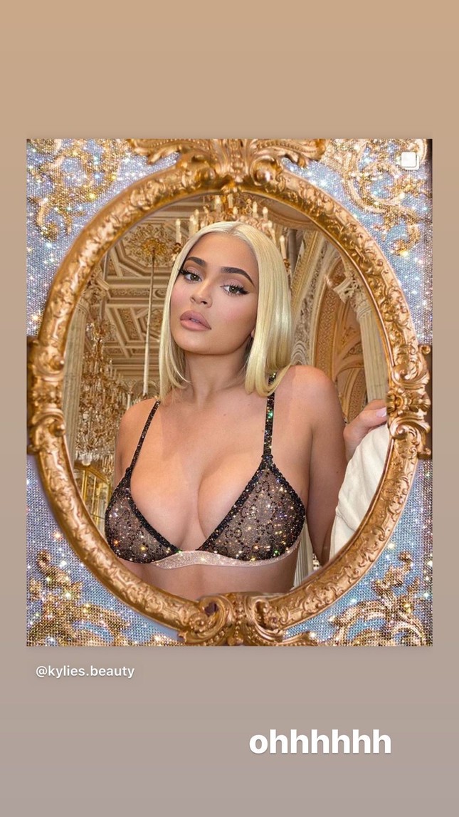 Nữ tỉ phú 'hụt' Kylie Jenner ngực đầy nóng bỏng với nội y ảnh 3