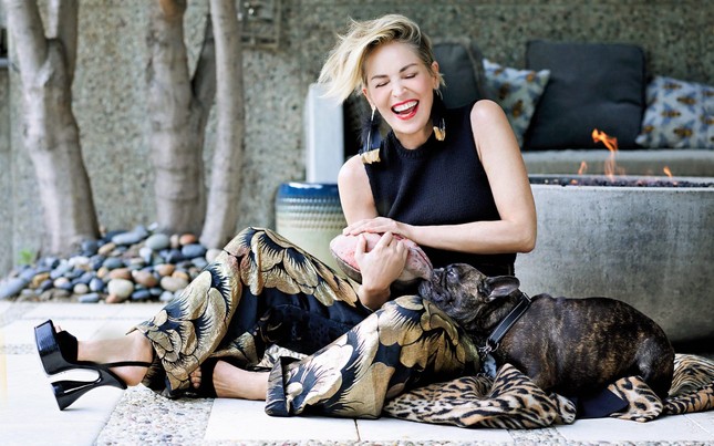 Minh tinh 'Bản năng gốc' Sharon Stone quyến rũ khó tin ở tuổi 62 ảnh 3
