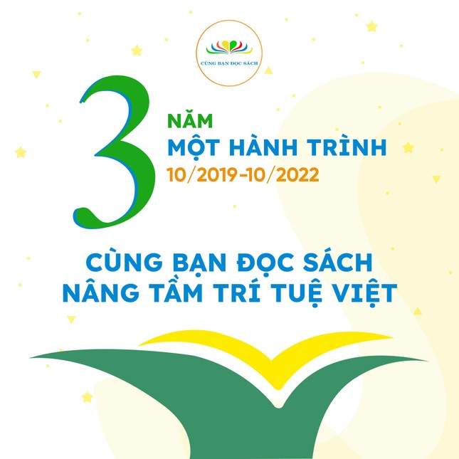 3 năm - Một hành trình 'Cùng Bạn Đọc Sách Nâng Tầm Trí Tuệ Việt' ảnh 1