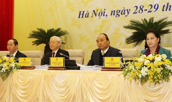 Tổng Bí thư, Chủ tịch nước, Chủ tịch Quốc hội dự họp Chính phủ ảnh 1