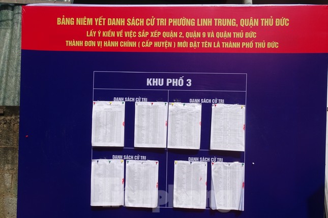 Người dân TPHCM đi bỏ phiếu về việc thành lập TP Thủ Đức ảnh 3