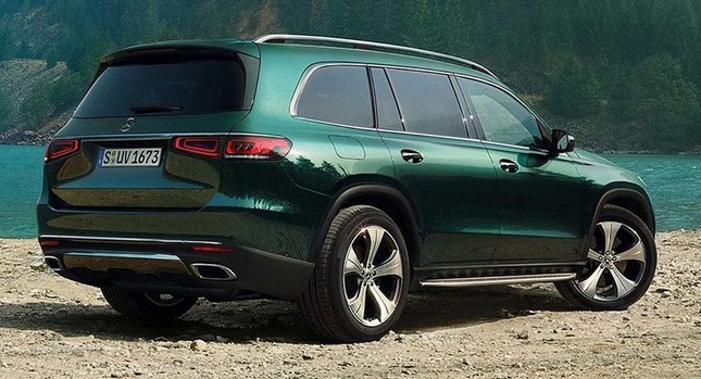 Mercedes-Benz GLS 2020 - Đối thủ BMW X7 lộ ảnh chính thức ảnh 12