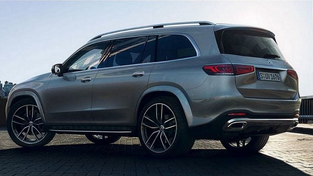 Mercedes-Benz GLS 2020 - Đối thủ BMW X7 lộ ảnh chính thức ảnh 1