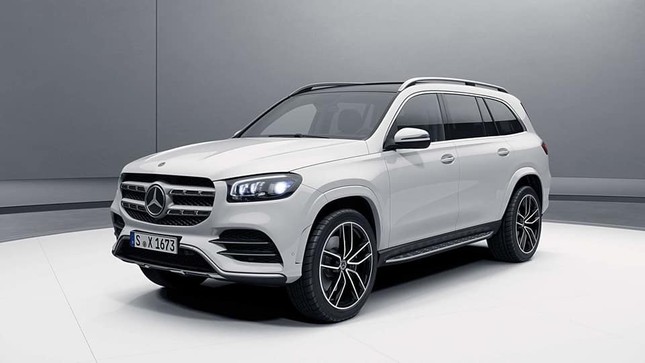Mercedes-Benz GLS 2020 - Đối thủ BMW X7 lộ ảnh chính thức ảnh 7