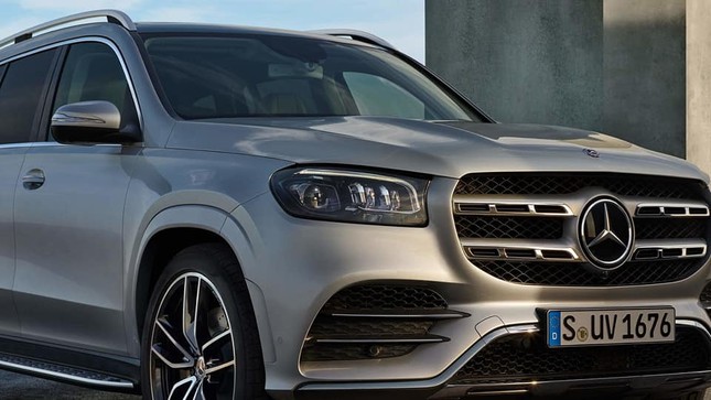 Mercedes-Benz GLS 2020 - Đối thủ BMW X7 lộ ảnh chính thức ảnh 8