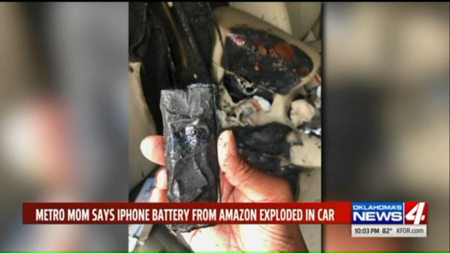 Cháy ôtô do pin iPhone tự nổ bên trong khoang cabin ảnh 2