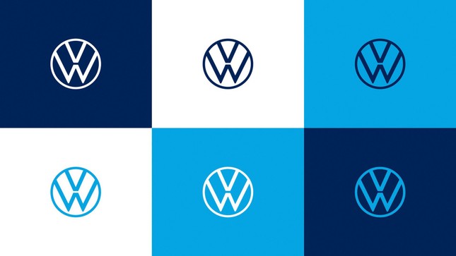Volkswagen tung logo nhận diện thương hiệu mới ảnh 1