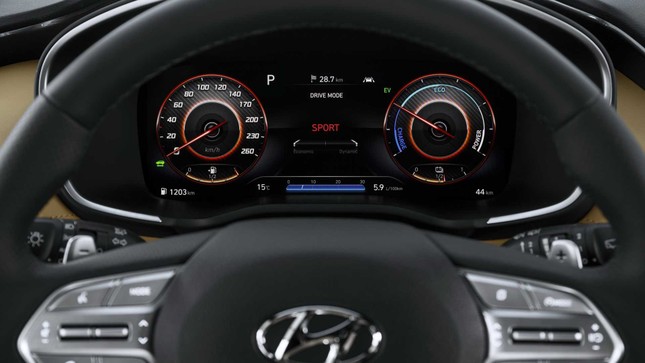 Hyundai Santa Fe 2021 chính thức lộ diện ảnh 8