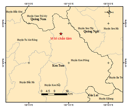 Kon Tum hứng chịu 5 trận động đất trong sáng nay: Nhà khoa học nói gì? ảnh 1