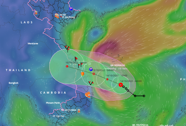Áp thấp nhiệt đới tiến về miền Trung, nhiều nơi mưa đặc biệt to ảnh 1