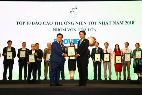Bảo Việt lập 'hattrick' giải thưởng ở Cuộc bình chọn DN niêm yết 2018 ảnh 2