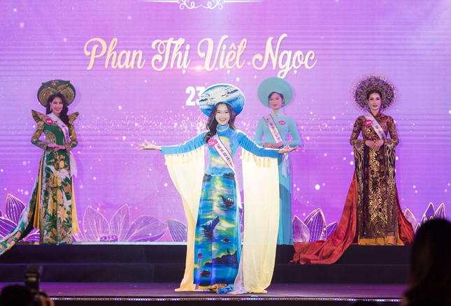 Nữ sinh Báo chí xuất sắc lọt top 5 Hoa hậu Áo dài Việt Nam 2022 ảnh 3