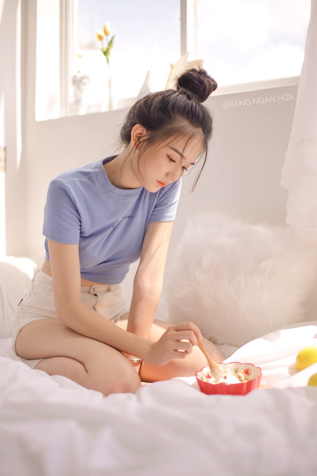 Nữ sinh 10X Bình Dương sở hữu nhan sắc ngọt ngào tựa “búp bê lai” ảnh 13