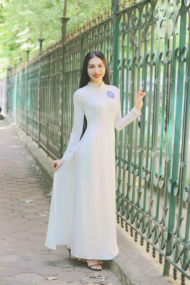 Hoa khôi Học viện Phụ nữ Việt Nam tinh khôi trong bộ ảnh áo dài ảnh 2