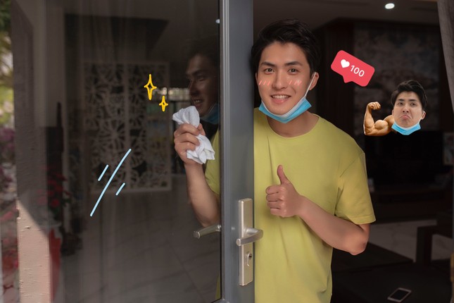 MC Nguyên Trực hóa “chiến binh ngày Tết” với bộ ảnh… dọn nhà ảnh 6