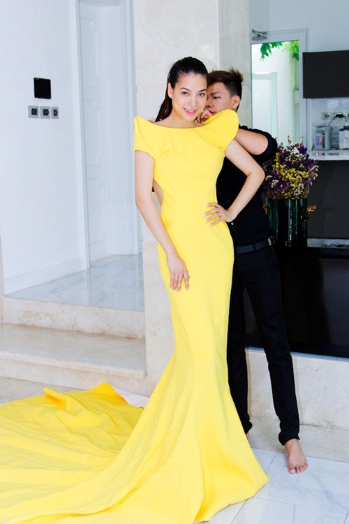 Trương Ngọc Ánh đẹp lộng lẫy tại Project Runway ảnh 4