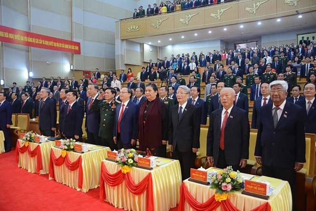 Nhiều lãnh đạo Đảng, Nhà nước dự Đại hội Đảng bộ tỉnh Hưng Yên ảnh 1