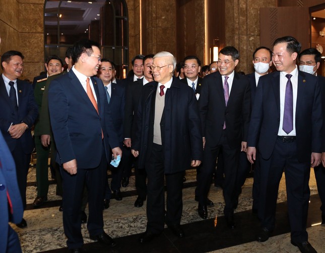 Tổng Bí thư, Chủ tịch nước chúc Tết người dân Thủ đô ảnh 2