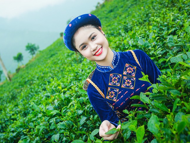 Thí sinh iMiss Thăng Long rạng rỡ sắc áo dân tộc bên đồi chè ảnh 22