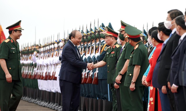Chủ tịch nước trao quyết định cho lực lượng mũ nồi xanh làm nhiệm vụ gìn giữ hoà bình LHQ ảnh 5