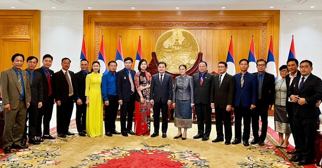 Đoàn đại biểu cấp cao Trung ương Đoàn tiếp kiến Phó Chủ tịch nước Lào ảnh 3