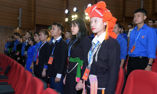 Sắc màu dân tộc Đại hội Đoàn TNCS Hồ Chí Minh tỉnh Lào Cai lần thứ XIV ảnh 8