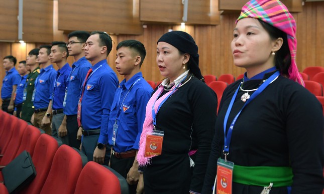 Sắc màu dân tộc Đại hội Đoàn TNCS Hồ Chí Minh tỉnh Lào Cai lần thứ XIV ảnh 11