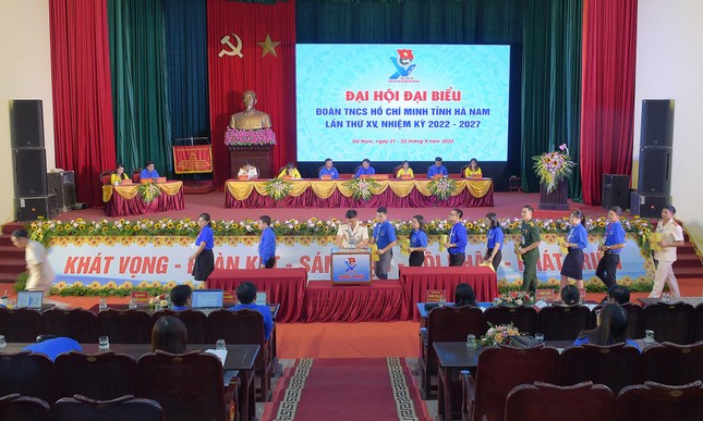 Anh Trần Ngọc Nam tái đắc cử Bí thư Tỉnh Đoàn Hà Nam nhiệm kỳ 2022 - 2027 ảnh 5
