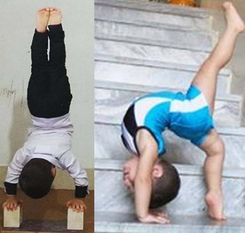 Tròn mắt xem bé 2 tuổi uốn dẻo như 'siêu nhân' ảnh 13