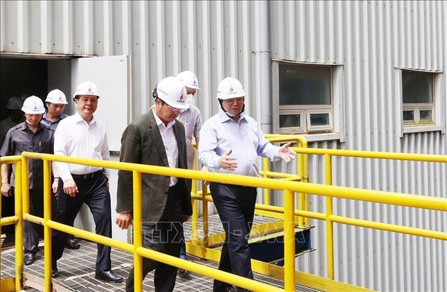 Thủ tướng Phạm Minh Chính kiểm tra tiến độ Nhà máy Nhiệt điện Thái Bình 2 ảnh 4