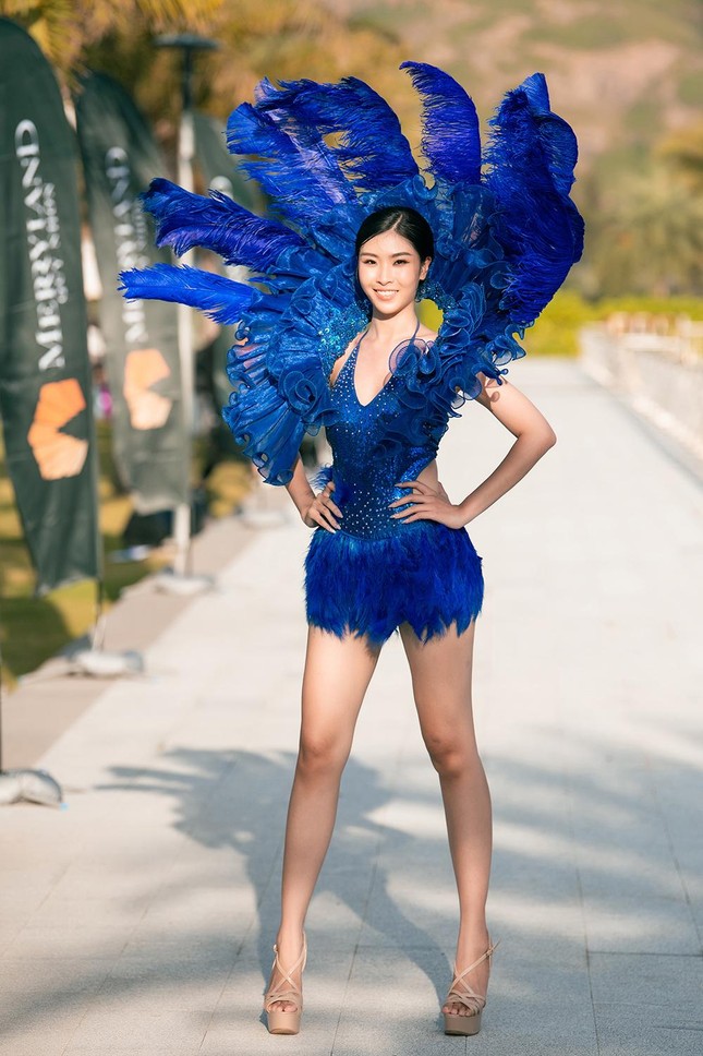Thí sinh Miss World Vietnam 2022 mặc đồ carnival nóng bỏng, diễu hành trên đường phố Quy Nhơn ảnh 14