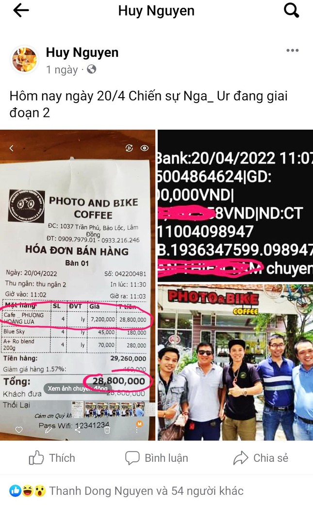 Người bán ly cà phê ‘đắt nhất Việt Nam’ bị xử phạt gần 19 triệu đồng