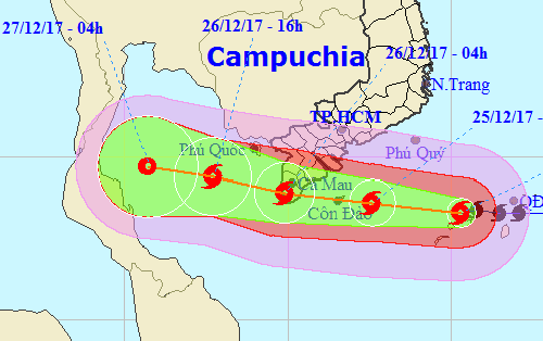 Bão số 16 - Tembin giảm còn cấp 8 - 9, cách Côn Đảo 130km ảnh 10