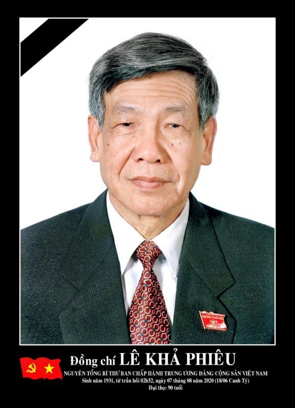 Quốc tang nguyên Tổng Bí thư Lê Khả Phiêu trong hai ngày 14 và 15/8 ảnh 1