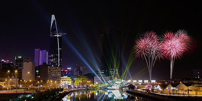 Thế giới rực rỡ pháo hoa thời khắc chuyển sang năm 2019 ảnh 9