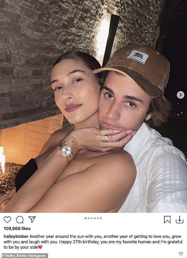 Bà xã của Justin Bieber mặc váy ôm sát, 'o ép' vòng một ảnh 6