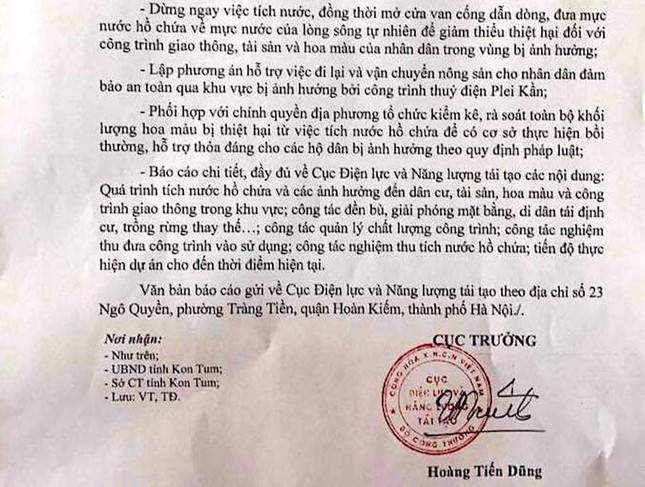 Ai 'chống lưng' cho thuỷ điện Plei Kần tích nước trái phép? ảnh 1